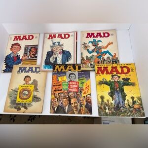 6 Vintage MAD Magazine Collection